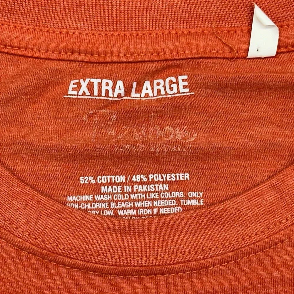 Pressbox PK 8204 Clemson Tigers Womens XL Orange L/S Melange Pine Top Shirt